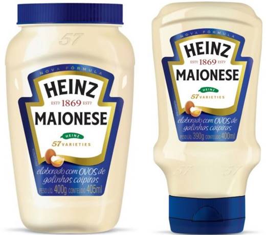 Maionese Heinz feita com ovos caipira