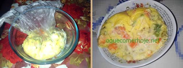 Omelete no Saco plástico: receita fácil de omelete