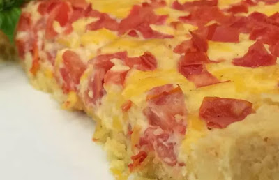 Torta de Tomate do Mais Você (gosto de pizza e cara de quiche)