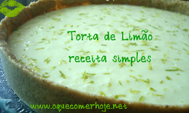 Torta de Limão receita simples