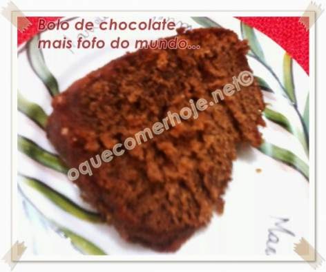 Bolo de chocolate mais fofo do mundo Receita