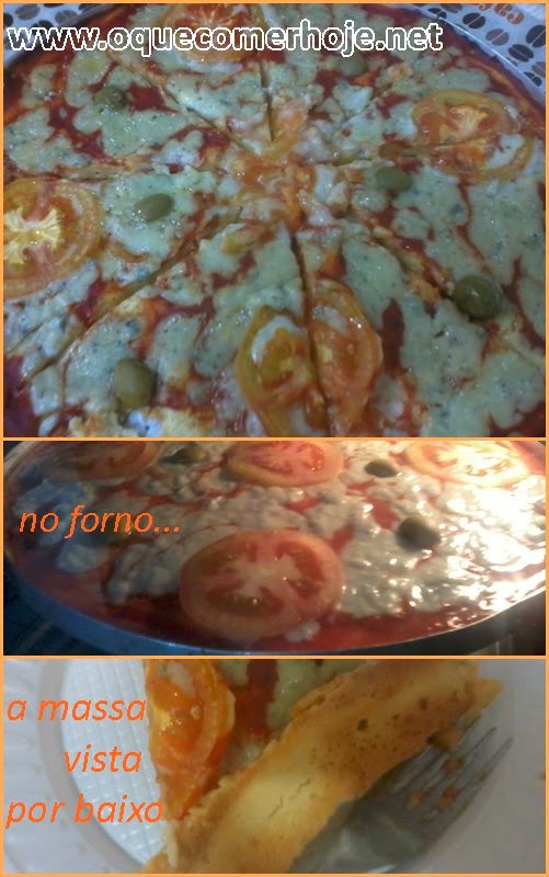 Pizza de liquidificador da Palmirinha receita