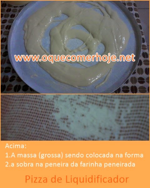 Pizza de liquidificador da Palmirinha receita