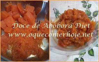 Doce de Abóbora Diet Receita