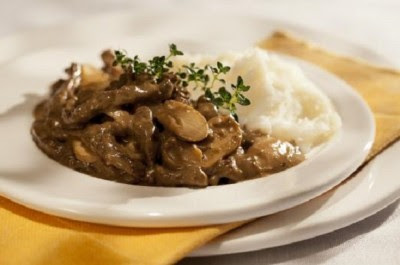 Picadinho de carne ao molho de café