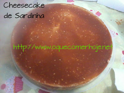 Cheesecake de sardinha 