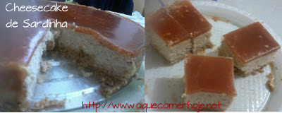 Cheesecake de sardinha 