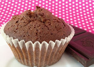 Muffin de chocolate e banana da Nigella na Ana Maria Braga