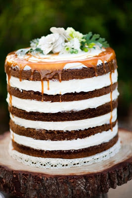 Naked Cake - Fotos de bolos sem cobertura