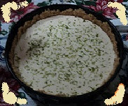 Torta de limão com biscoito maisena de chocolate