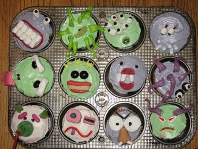 Cupcakes decorados para halloween