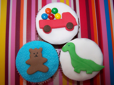 Cupcakes decorados com bichinhos