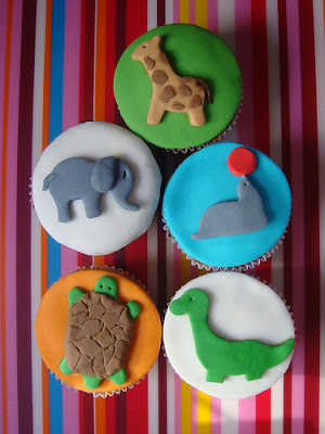 Cupcakes decorados com bichinhos