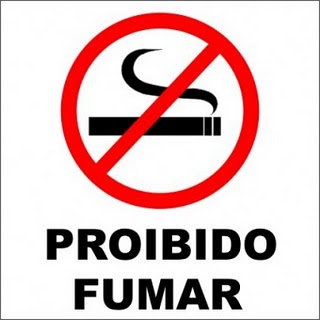 proibido fumar em restaurantes